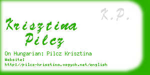 krisztina pilcz business card